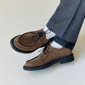 Genuine Suede Men’s Shoes Durable and Stylish Footwear for the Modern Gentleman