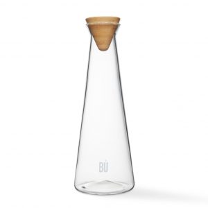 Geometric Glass Carafe Modern Water Jug, Wine Decanter, and Juice Pitcher