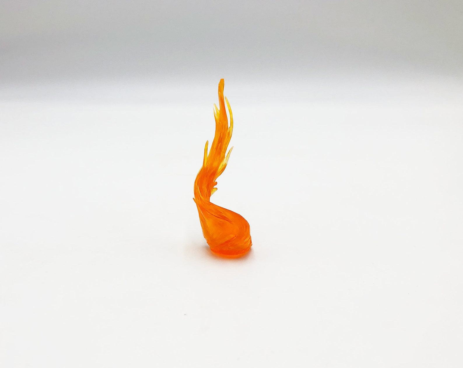 Glowing Embers WILD FIRE! Translucent Orange Resin Fire Diorama for Gaming and Fairy Gardens - Image 2