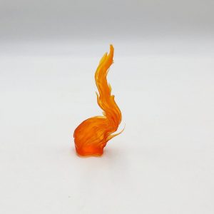 Glowing Embers WILD FIRE! Translucent Orange Resin Fire Diorama for Gaming and Fairy Gardens