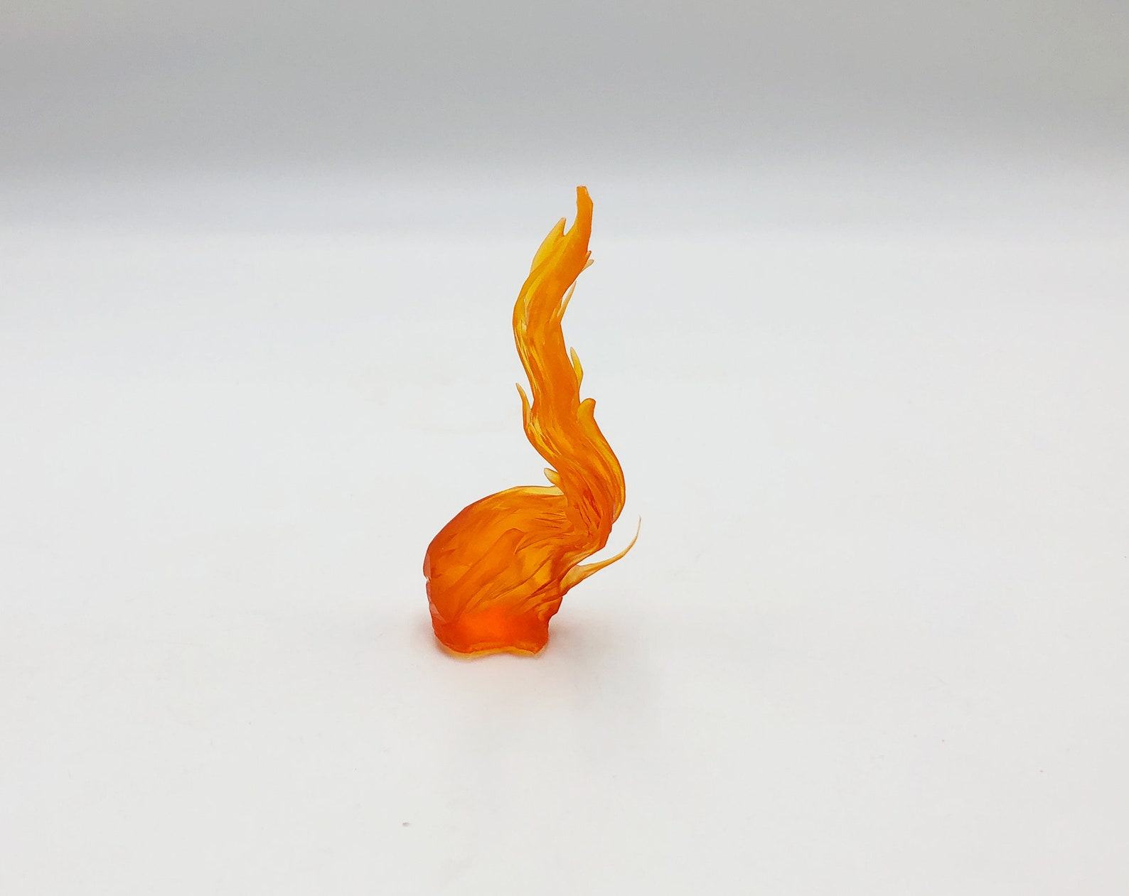 Glowing Embers WILD FIRE! Translucent Orange Resin Fire Diorama for Gaming and Fairy Gardens - Image 6