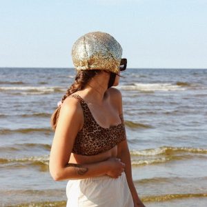 Golden Disco Pillow Puffer The Ultimate Winter Headwear