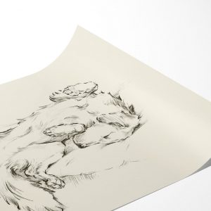 Golden Retriever Art Print Capture the Joy and Loyalty of Man’s Best Friend