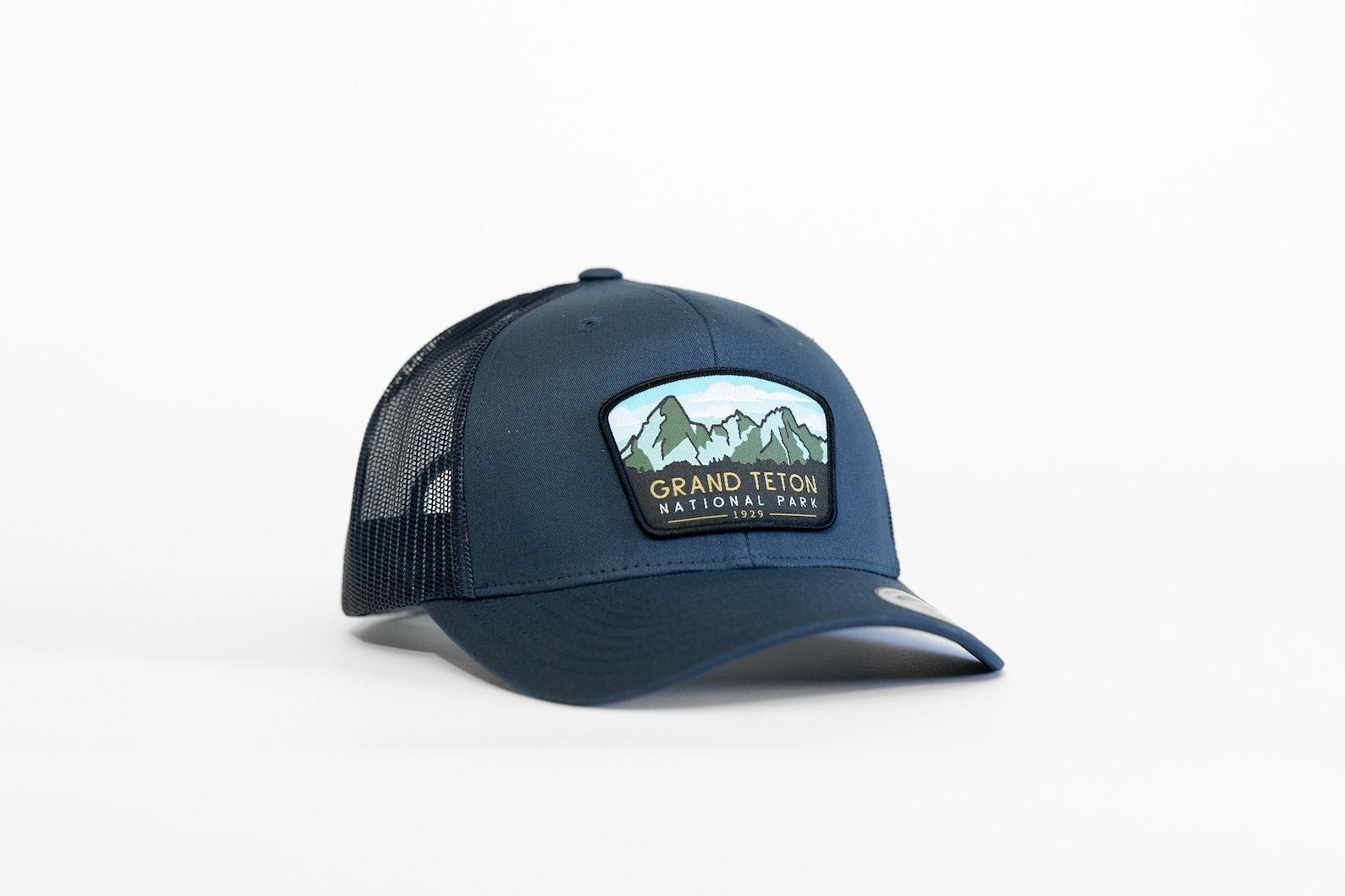 Grand Tetons National Park Majestic Peaks Embroidered Cap - Image 2