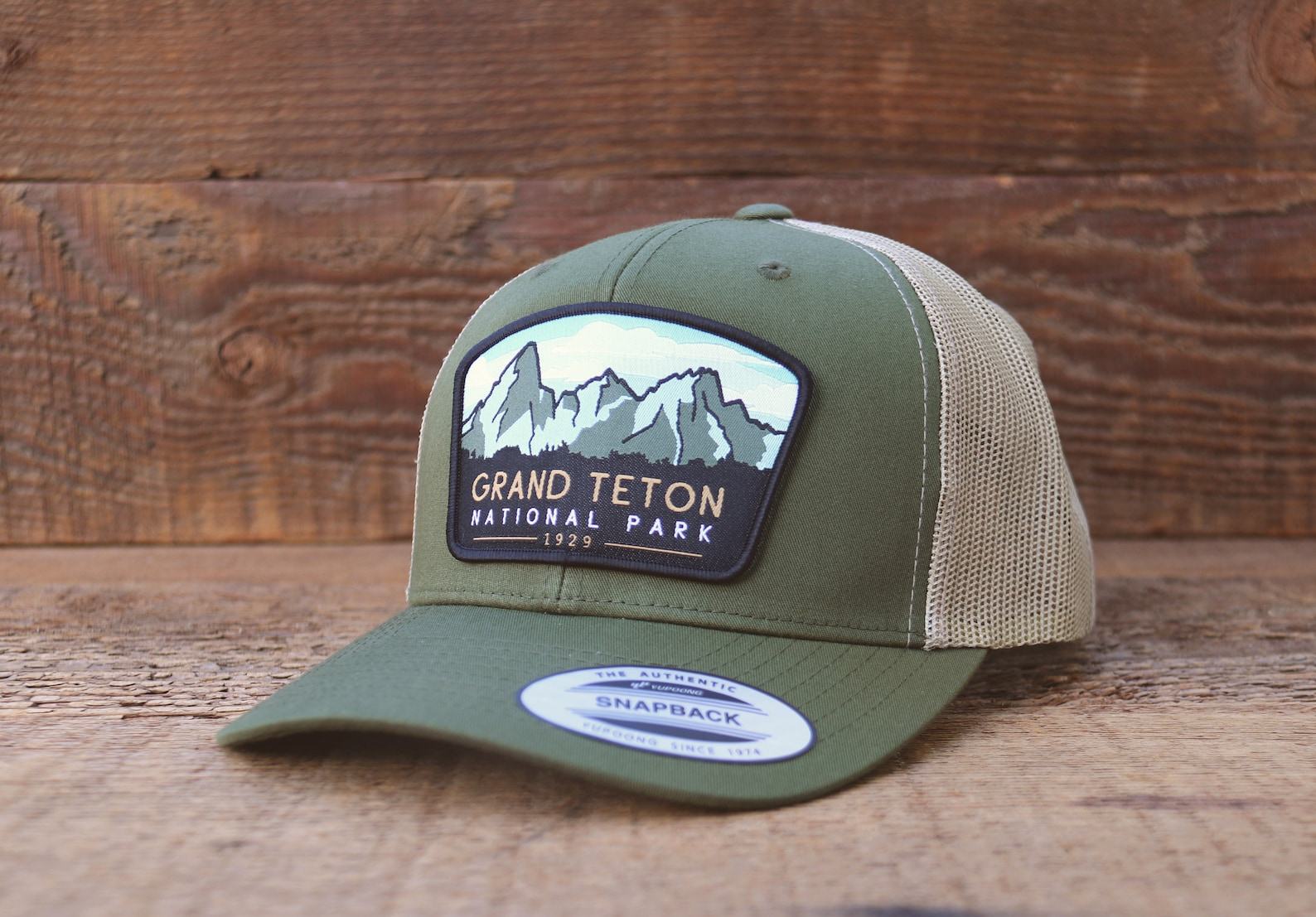Grand Tetons National Park Majestic Peaks Embroidered Cap - Image 5