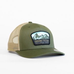Grand Tetons National Park Majestic Peaks Embroidered Cap
