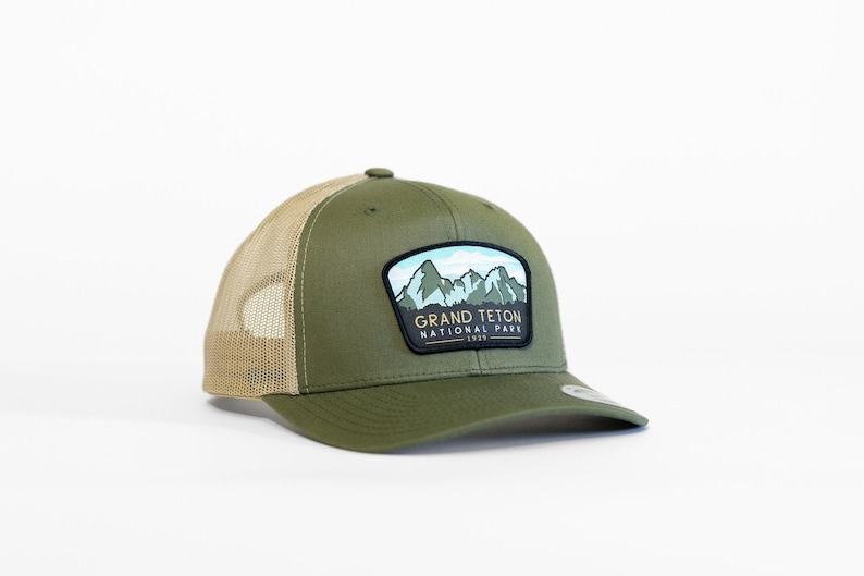 Grand Tetons National Park Majestic Peaks Embroidered Cap