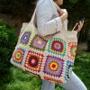 Granny Square Crochet Bag A Boho Patchwork Masterpiece for Beach Days and Beyond