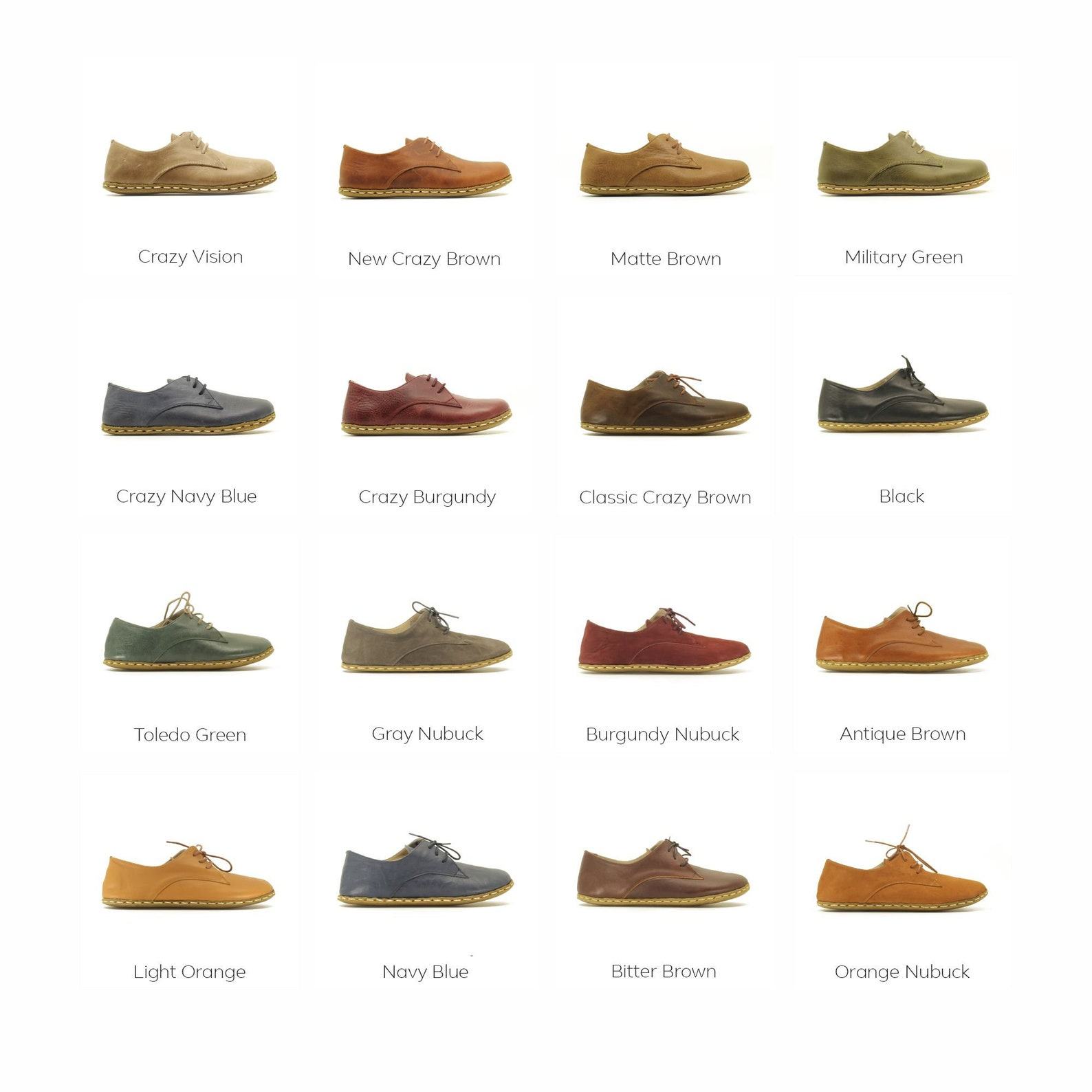 Grounded Leather Earthing Shoes for Men – Gray Nubuck Barefoot Copper Lace-Ups