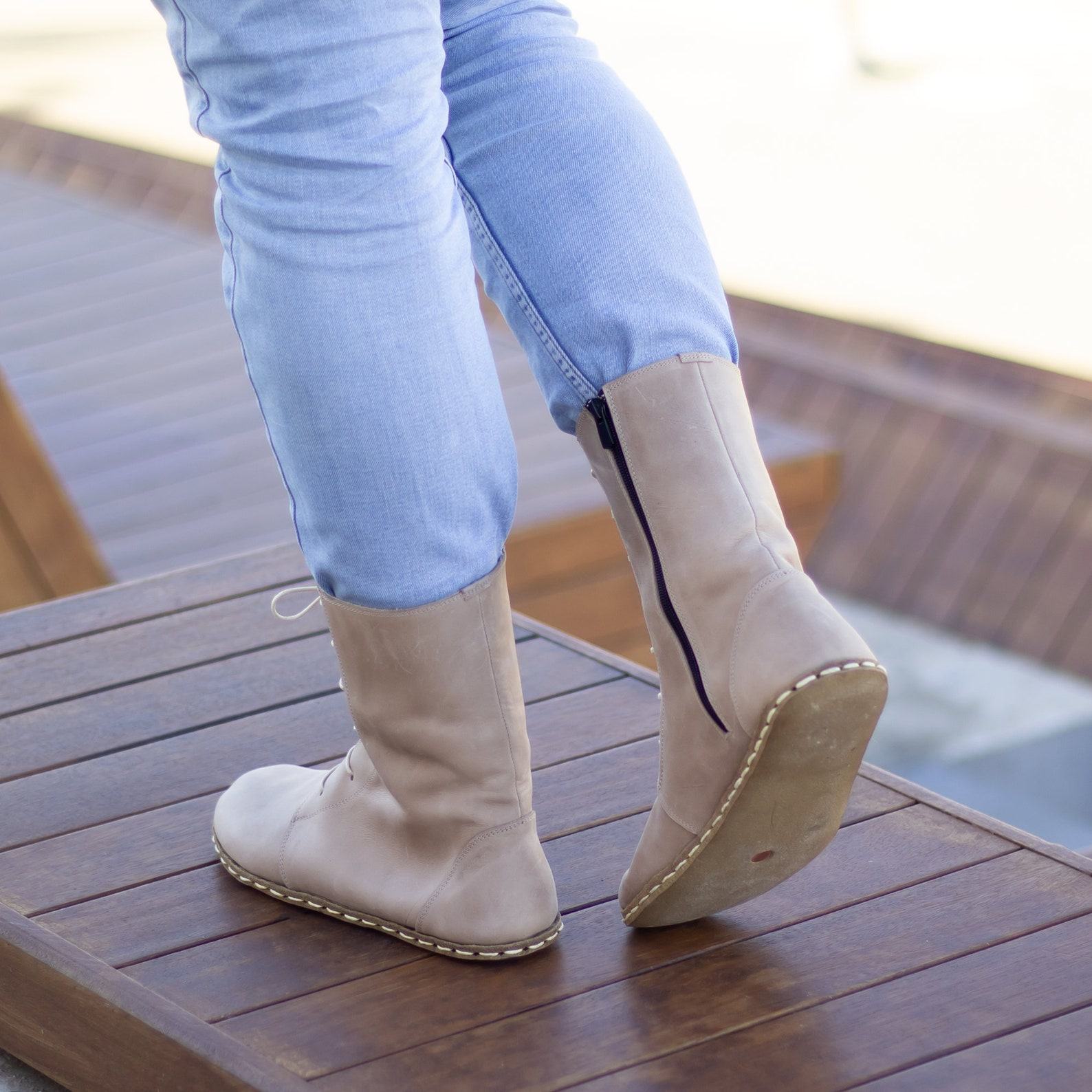 Grounding Barefoot Boots Experience Nature’s Embrace with Earthing Copper Rivets