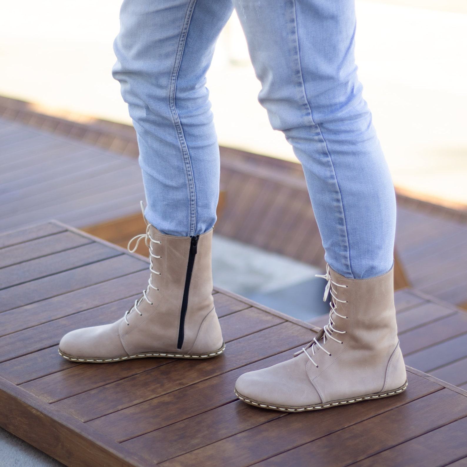 Grounding Barefoot Boots Experience Nature’s Embrace with Earthing Copper Rivets