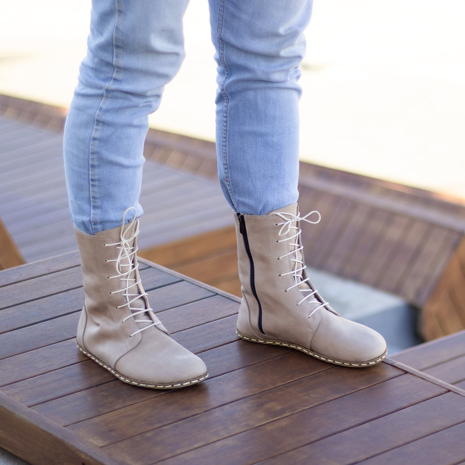 Grounding Barefoot Boots Experience Nature’s Embrace with Earthing Copper Rivets
