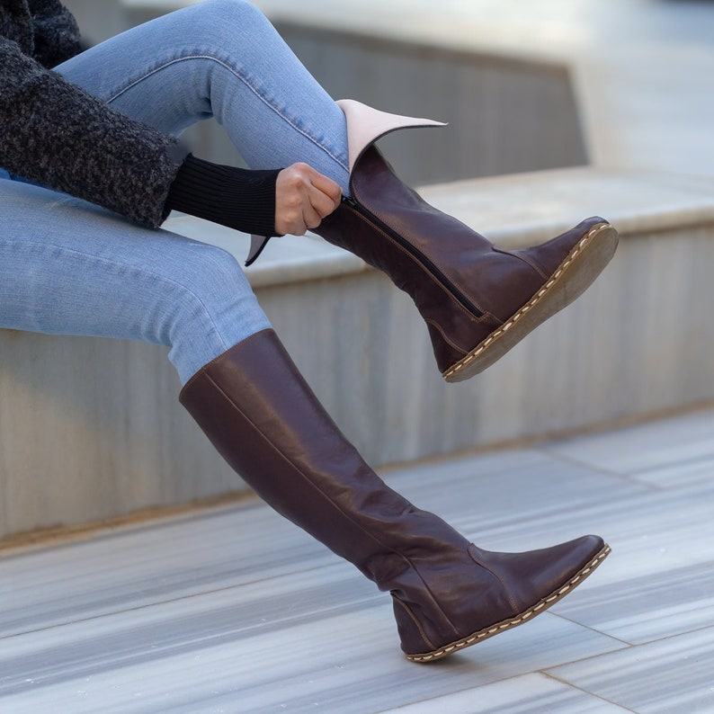 Grounding Boots Connect with Nature in Style | Handmade Leather Boots with Copper Rivets