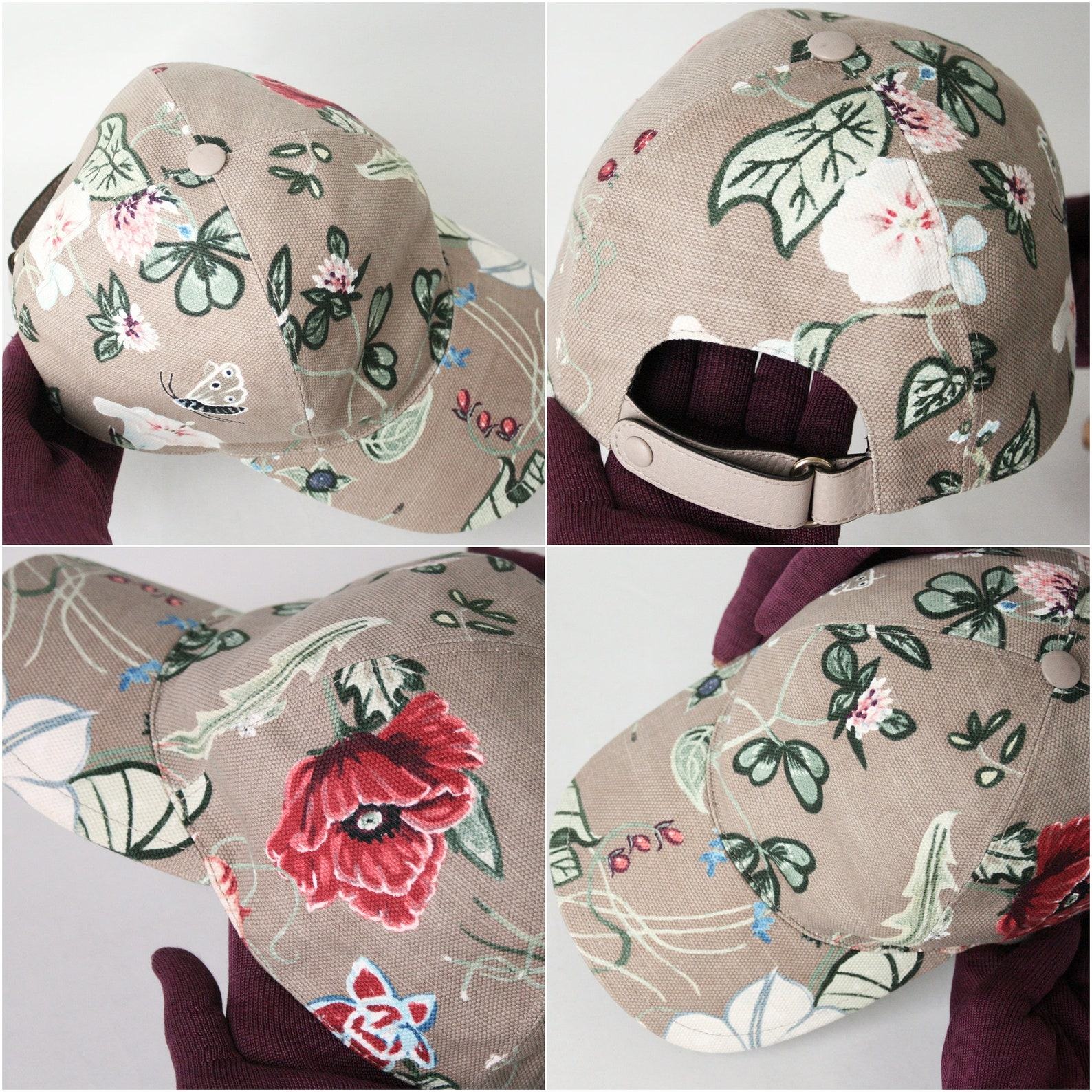 GUCCI Cap with Vibrant Floral Print Elevate Your Style with Nature’s Canvas