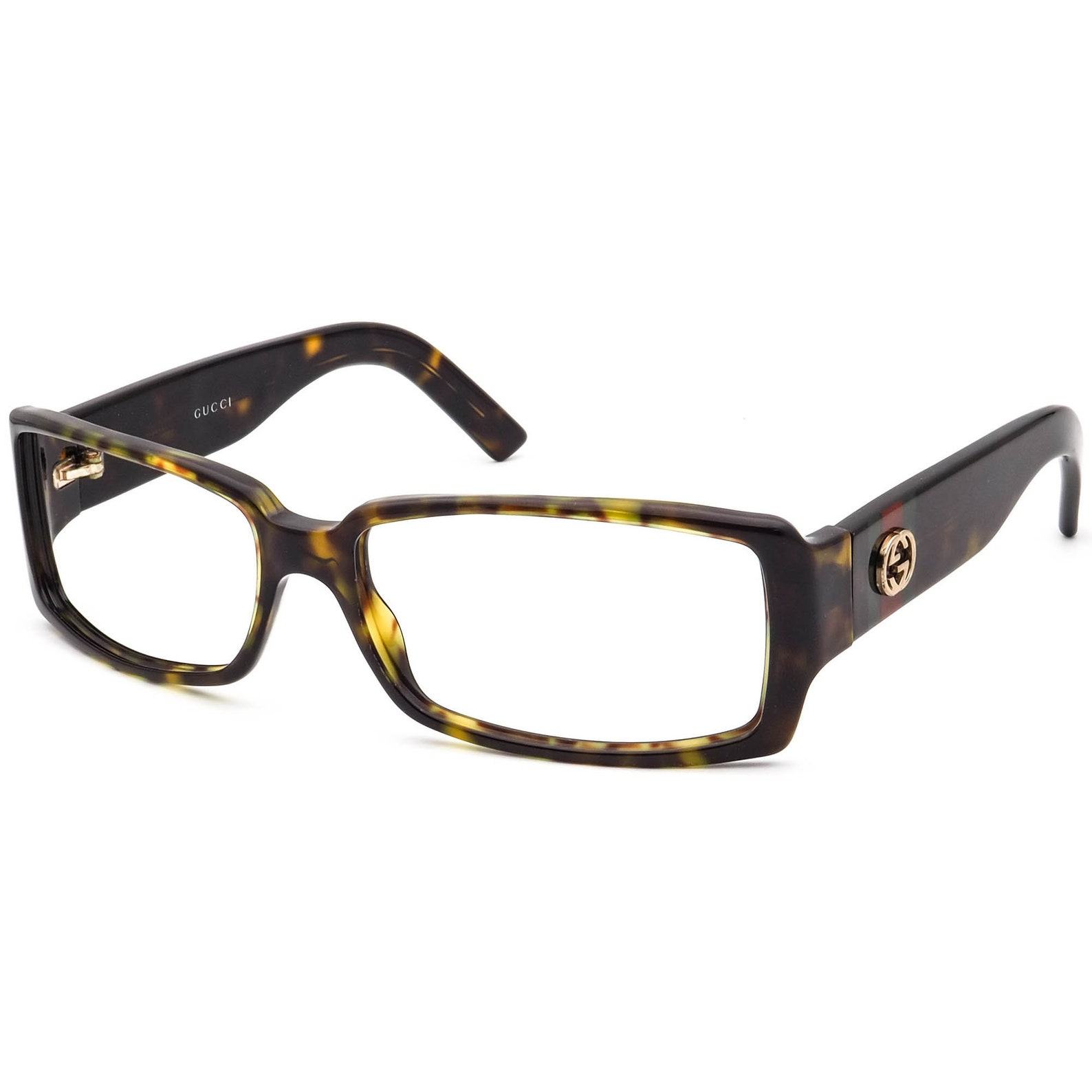 Gucci GG 2564/S JA3 Dark Tortoise Rectangular Sunglasses Frame Only, 60 mm, Made in Italy