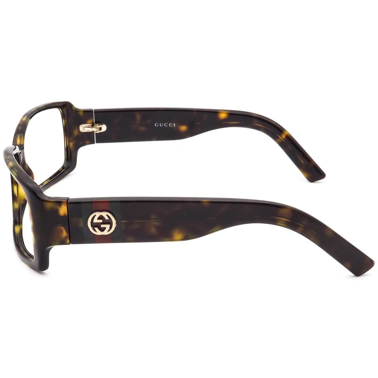 Gucci GG 2564/S JA3 Dark Tortoise Rectangular Sunglasses Frame Only, 60 mm, Made in Italy