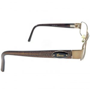 Gucci GG 2777 CCI Brown Copper Rectangle Eyeglasses Frames 54-16 130 Italy Elevate Your Style with Iconic Italian Craftsmanship