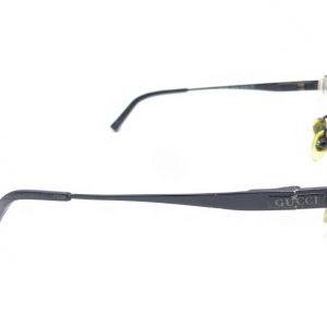 Gucci GG 2820 COL.04 Black Half-Rim Eyeglasses Frames Timeless Elegance for Men and Women