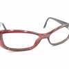 Gucci GG 3568 WH3 Translucent Dark Red Black Eyeglasses Frames – 53-14 140 Italy