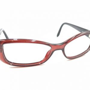 Gucci GG 3568 WH3 Translucent Dark Red Black Eyeglasses Frames – 53-14 140 Italy