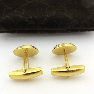 Gucci Oval Cufflinks Elevate Your Style with Iconic GG Logo