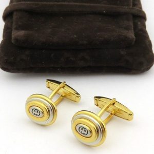 Gucci Oval Cufflinks Elevate Your Style with Iconic GG Logo