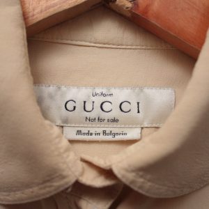 Gucci Uniform Beige Silk Blouse Timeless Elegance for the Modern Woman