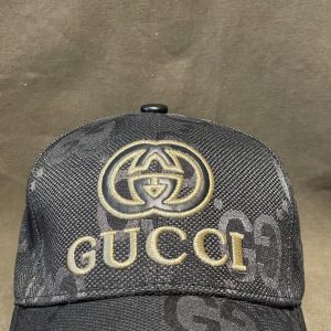 Gucci Vintage Black Cap A Timeless Monogrammed Masterpiece