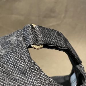 Gucci Vintage Black Cap A Timeless Monogrammed Masterpiece