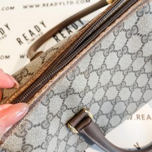 Gucci Vintage Brown PVC Handbag A Timeless Treasure