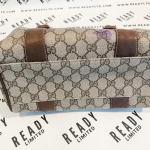 Gucci Vintage Brown PVC Handbag A Timeless Treasure