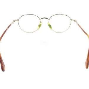 Gucci Vintage GG 2609 002 Gold Round Eyeglasses Frames 49-19 135 Italy Designer