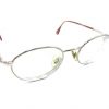 Gucci Vintage GG 2609 002 Gold Round Eyeglasses Frames 49-19 135 Italy Designer