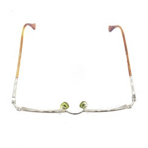 Gucci Vintage GG 2609 002 Gold Round Eyeglasses Frames 49-19 135 Italy Designer