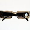 GUCCI Vintage Sunglasses Rare GG2409/N/S Oval Frame, Gosha Gray Clear Moda Rectangular, Migos Rihanna Anuell AA 90s New NOS