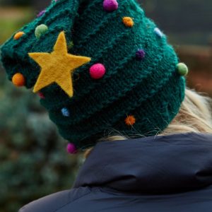 Hand Knitted Christmas Tree Hat The Perfect Festive Accessory for the Holidays