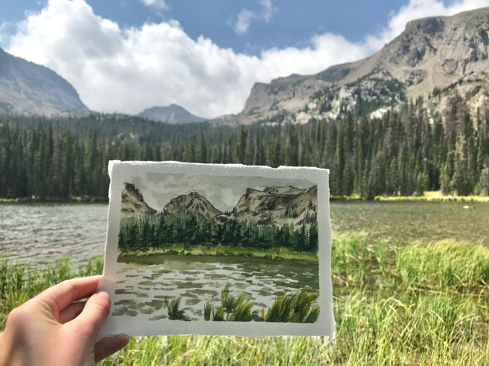 Hand-Painted Watercolor Landscapes Bring the Tranquility of Nature into Your Home - Image 3