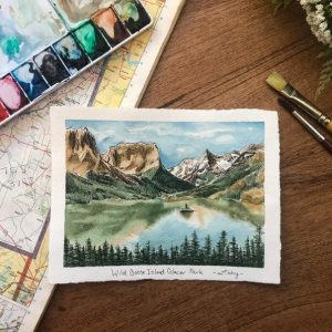 Hand-Painted Watercolor Landscapes Bring the Tranquility of Nature into Your Home