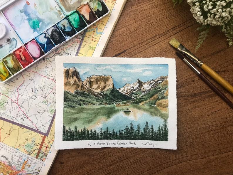 Hand-Painted Watercolor Landscapes Bring the Tranquility of Nature into Your Home