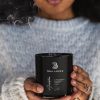 Handcrafted Black Currant Soy Candle A Masculine Escape for Stress Relief and Self-Care
