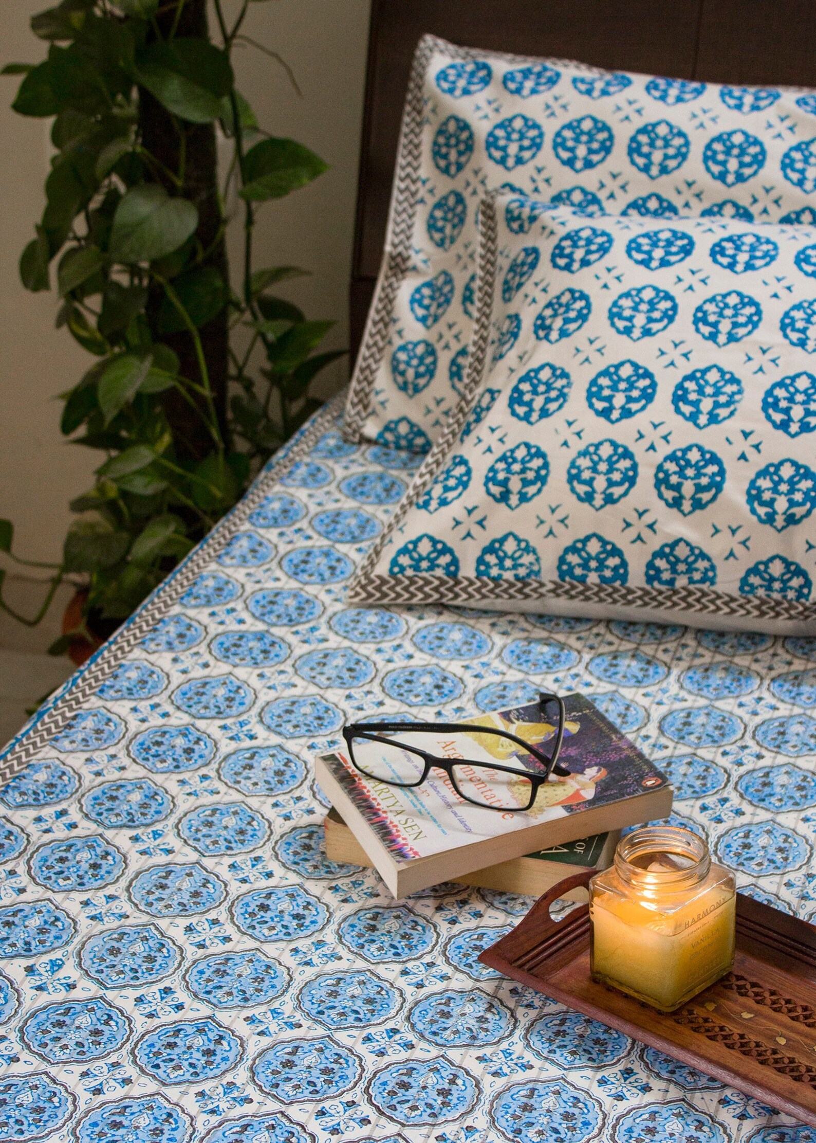 Handcrafted Block Print Sheet Set Artisan-Crafted Indian Prints for a Unique and Serene Bedroom - Image 2