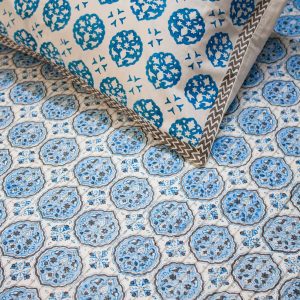 Handcrafted Block Print Sheet Set Artisan-Crafted Indian Prints for a Unique and Serene Bedroom