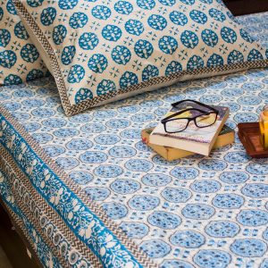 Handcrafted Block Print Sheet Set Artisan-Crafted Indian Prints for a Unique and Serene Bedroom