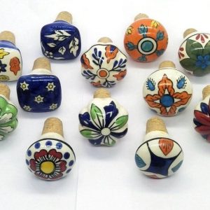 Handcrafted Ceramic Wine Bottle Stoppers A Touch of Art for Your Bottles