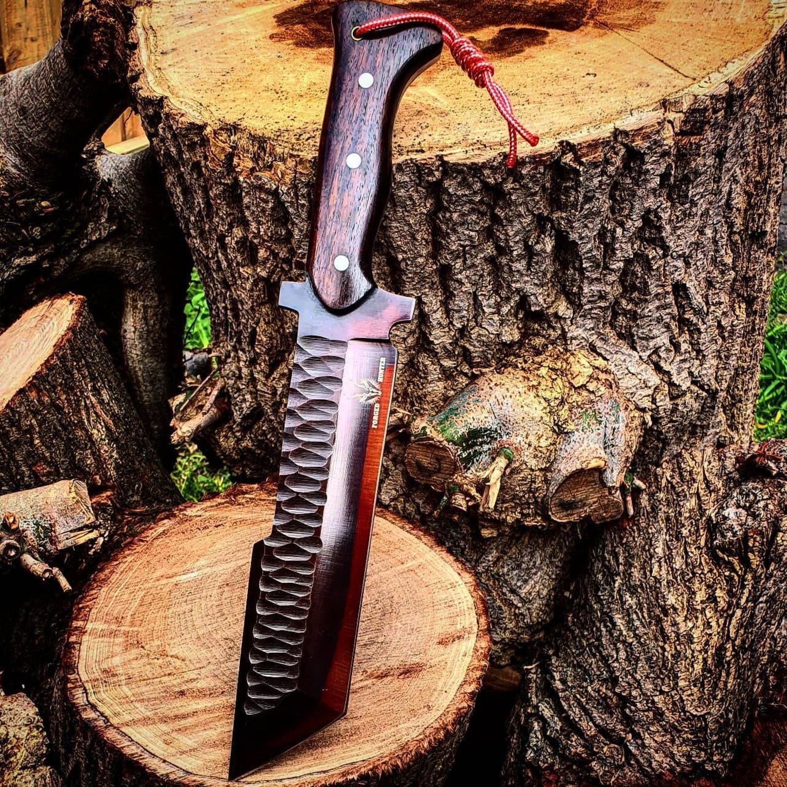 Handcrafted Heavy-Duty Machete The Ultimate Outdoor Companion for Hunters, Campers, and Adventurers