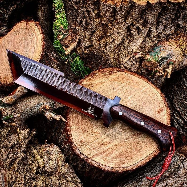 Handcrafted Heavy-Duty Machete The Ultimate Outdoor Companion for Hunters, Campers, and Adventurers