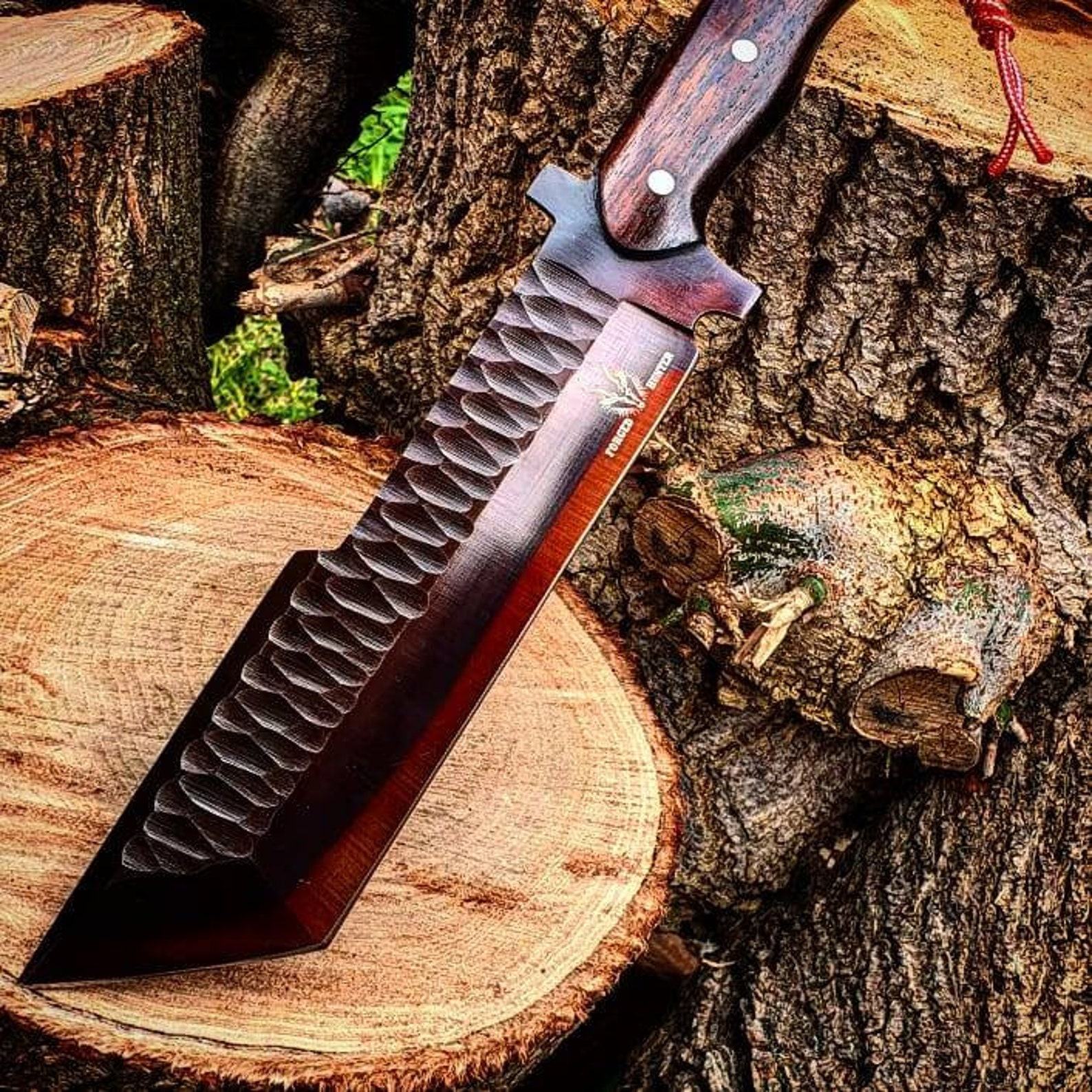 Handcrafted Heavy-Duty Machete The Ultimate Outdoor Companion for Hunters, Campers, and Adventurers