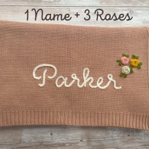 Handcrafted Heirloom Embroidered Baby Blanket for Cherished Memories