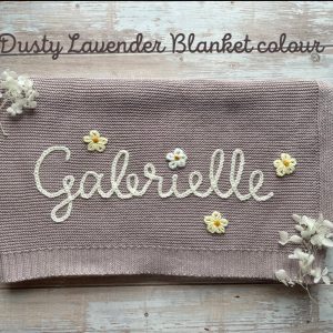 Handcrafted Heirloom Embroidered Baby Blanket for Cherished Memories