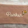 Handcrafted Heirloom Embroidered Baby Blanket for Cherished Memories
